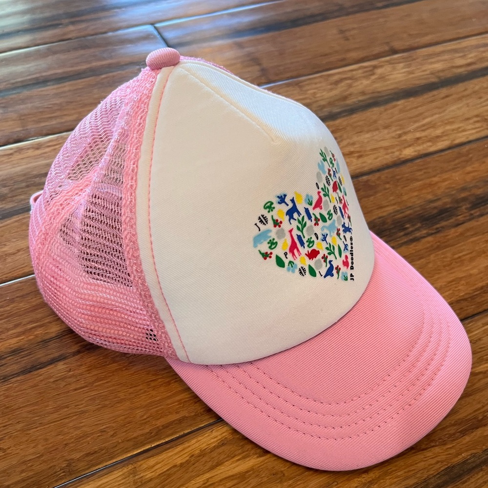 Pink baseball hat JP Doodles